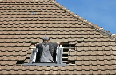 Pose de velux - L'Étrat